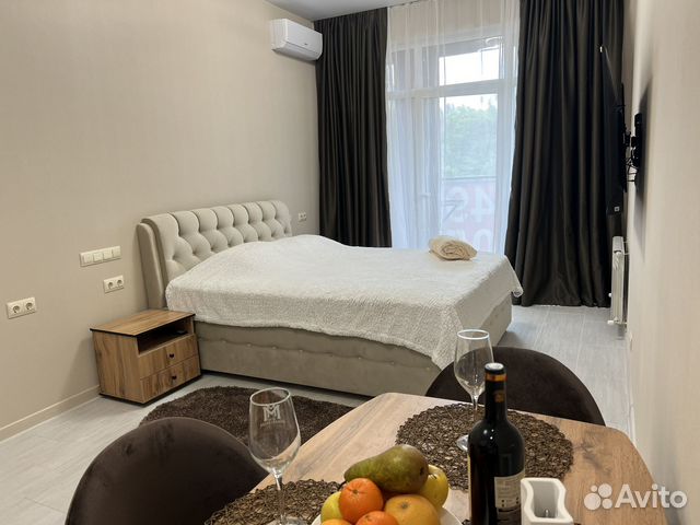 

Квартира-студия, 30 м², 1 кровать