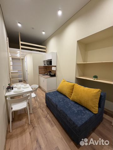 

Квартира-студия, 15 м², 2 кровати