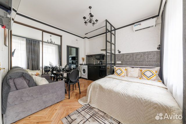 

Квартира-студия, 20 м², 2 кровати