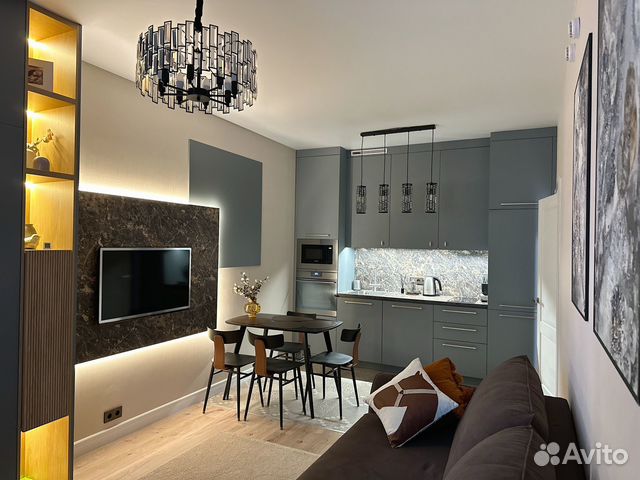 

Квартира-студия, 35 м², 1 кровать