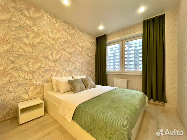 

Квартира-студия, 35 м², 2 кровати