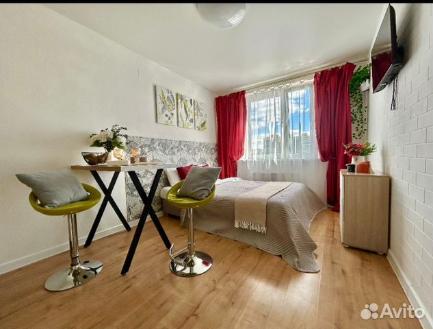 

Квартира-студия, 25 м², 1 кровать