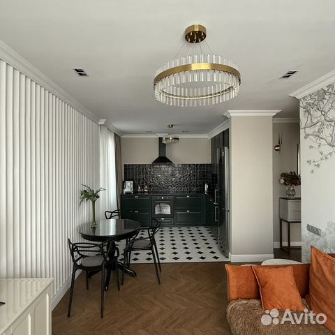 

1-к. квартира, 55 м², 2 кровати