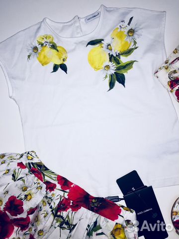 Dolce Gabbana Новая летняя юбочка 4-6лет Dolce Gabbana Новая летняя юбочка 4-6лет