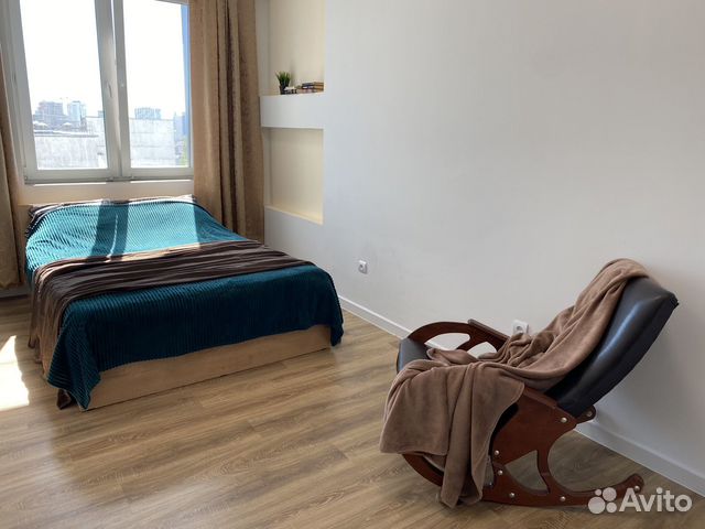 

1-к. квартира, 44 м², 2 кровати