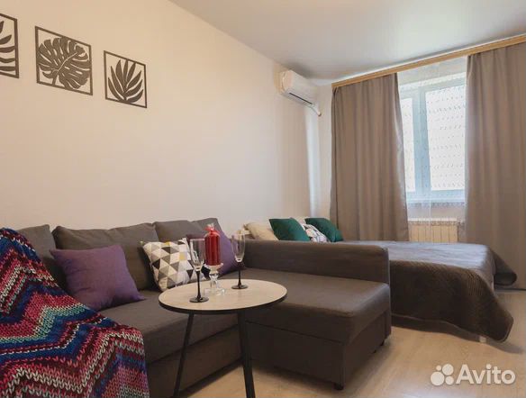 

1-к. квартира, 40 м², 2 кровати