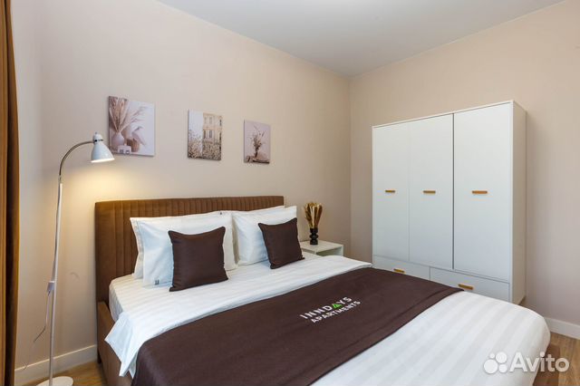 

1-к. квартира, 38 м², 2 кровати