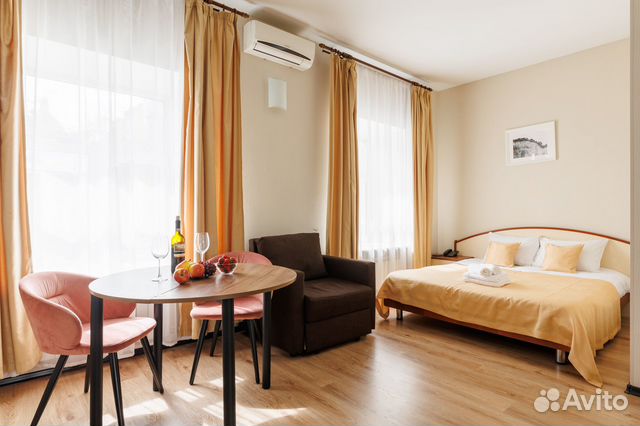 

Квартира-студия, 28 м², 1 кровать