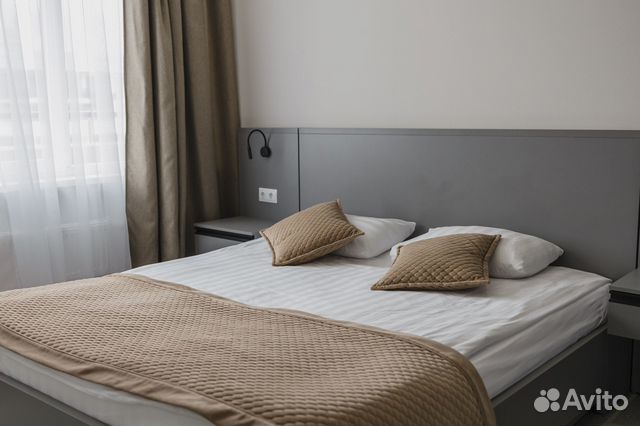 

1-к. квартира в апарт-отеле, 45 м², 2 кровати