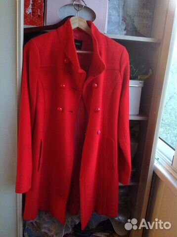 Пальто Oasis London красное xs s Пальто Oasis London красное xs s