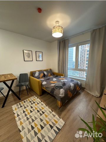 

Квартира-студия, 25 м², 1 кровать