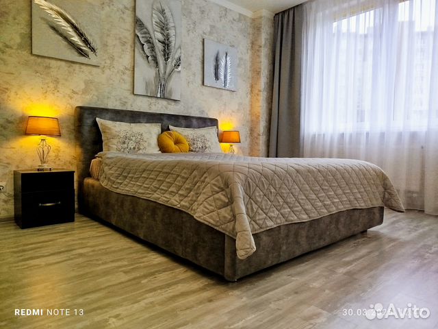 

1-к. квартира, 43 м², 2 кровати