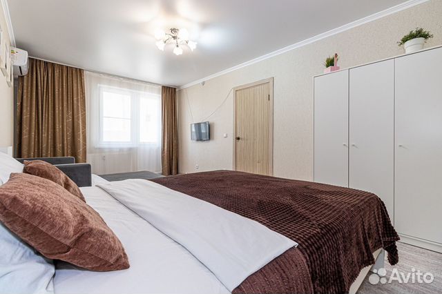 

1-к. квартира, 45 м², 2 кровати