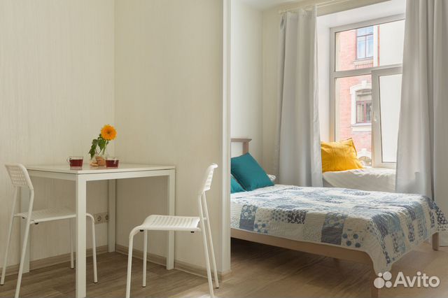 

Квартира-студия в апарт-отеле, 25 м², 2 кровати