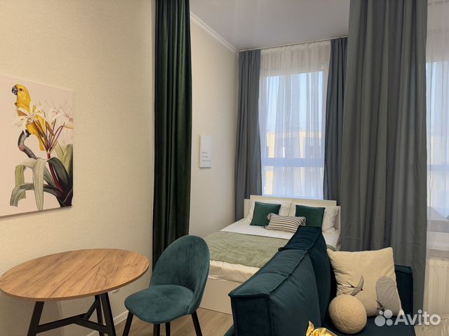

Квартира-студия, 27 м², 2 кровати