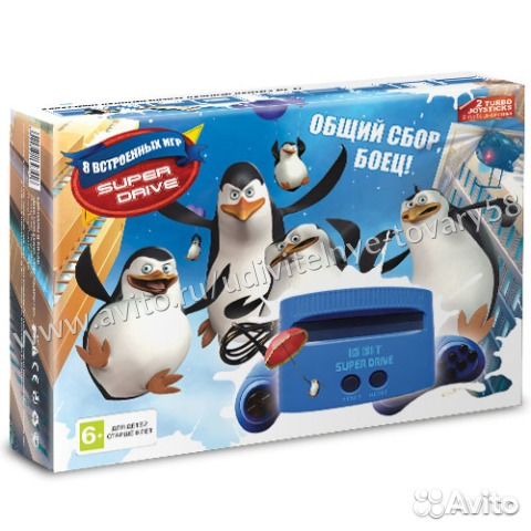 Игровая приставка Sega Super Drive Penguins