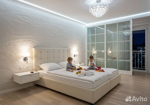 

1-к. квартира, 46 м², 2 кровати