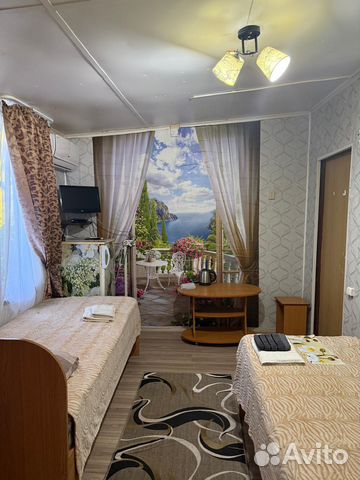 

Квартира-студия, 25 м², 2 кровати