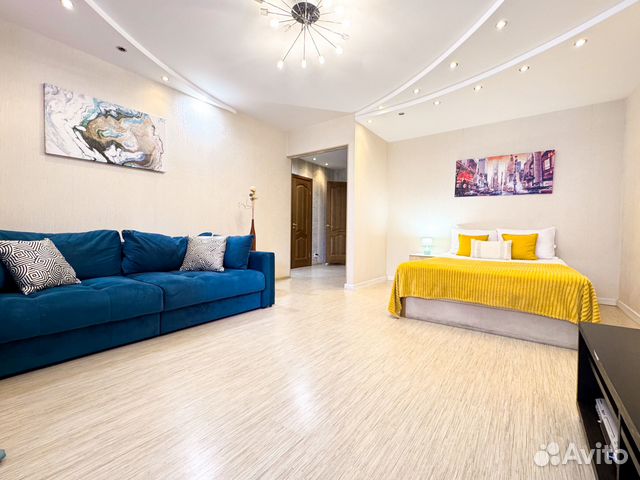 

1-к. квартира, 44 м², 2 кровати