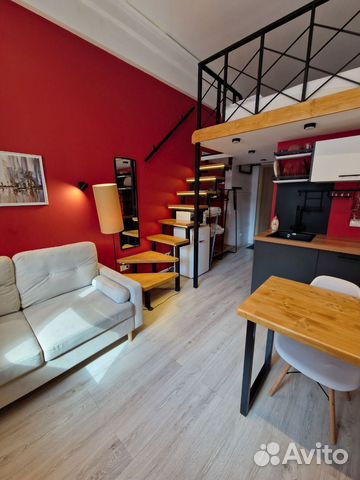 

Квартира-студия, 26 м², 2 кровати