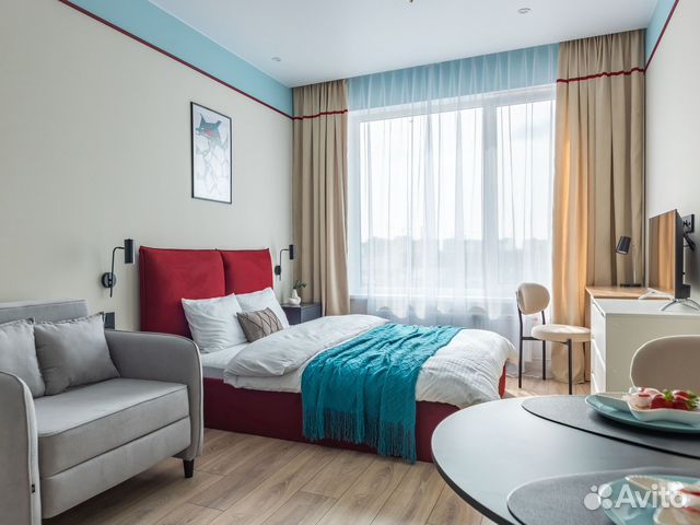 

Квартира-студия, 30 м², 2 кровати