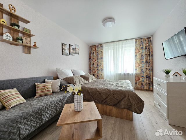 

1-к. квартира, 34 м², 2 кровати
