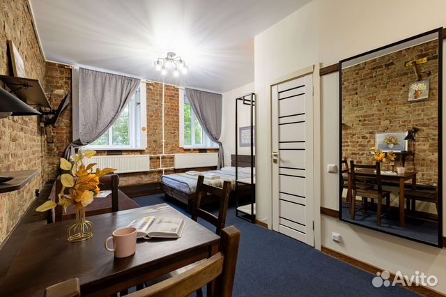 

Квартира-студия, 28 м², 2 кровати