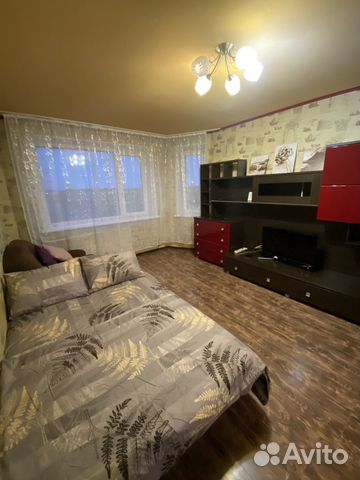 

1-к. квартира, 37 м², 2 кровати