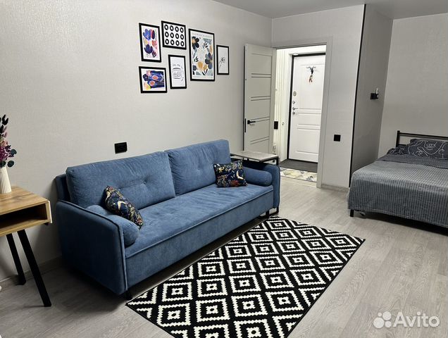 

1-к. квартира, 34 м², 2 кровати