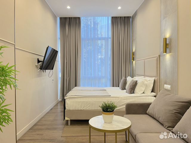 

Квартира-студия, 35 м², 2 кровати