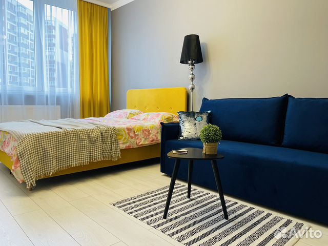 

1-к. квартира, 38 м², 2 кровати