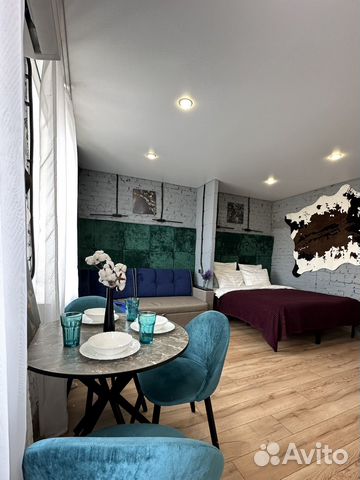 

Квартира-студия, 23 м², 2 кровати
