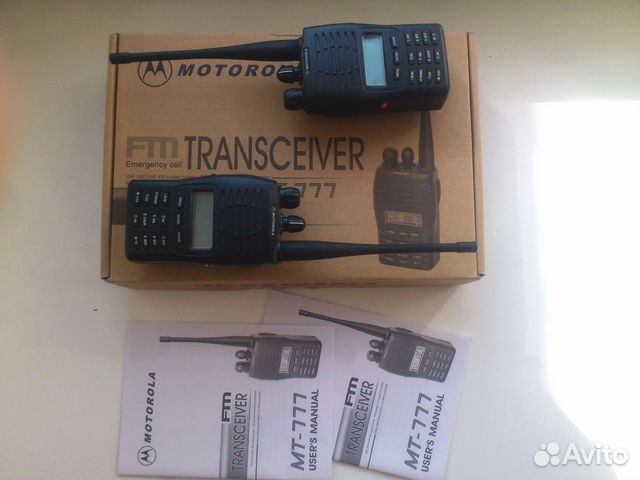 Комплект из двух раций Motorola MT-777