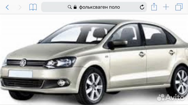 Фольксваген Поло рестайлинг бампер передний