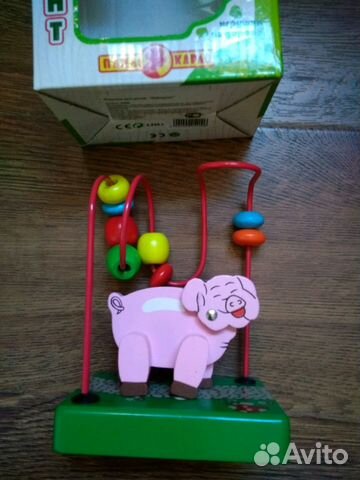 3 - Игрушки из дерева. Яблоко. Медвежонок 3 - Игрушки из дерева. Яблоко. Медвежонок