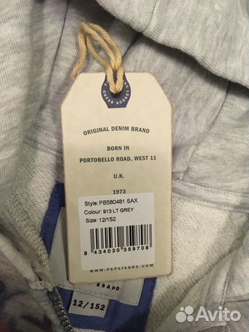 Новая толстовка Pepe Jeans London 10 лет Новая толстовка Pepe Jeans London 10 лет