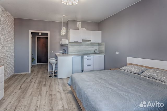 

Квартира-студия, 30 м², 1 кровать