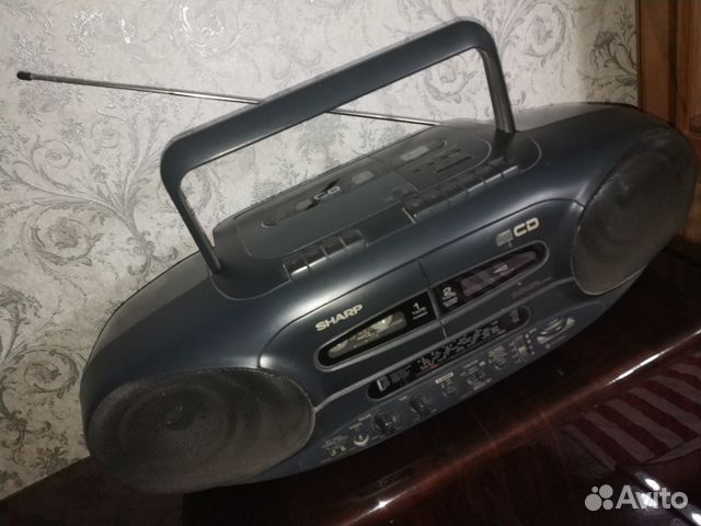 Двухкассетная магнитола Sharp stereo - бартер