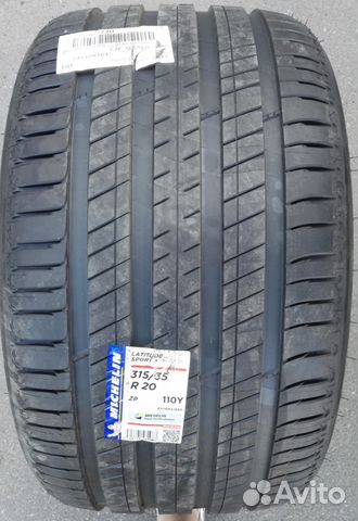 Новые Michelin Latitude Sport 3 R f 315/35R20 ZP Y