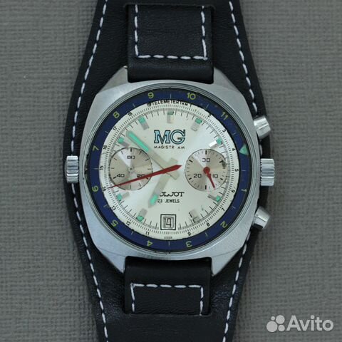 Poljot Полет 3133 механические часы хронограф СССР