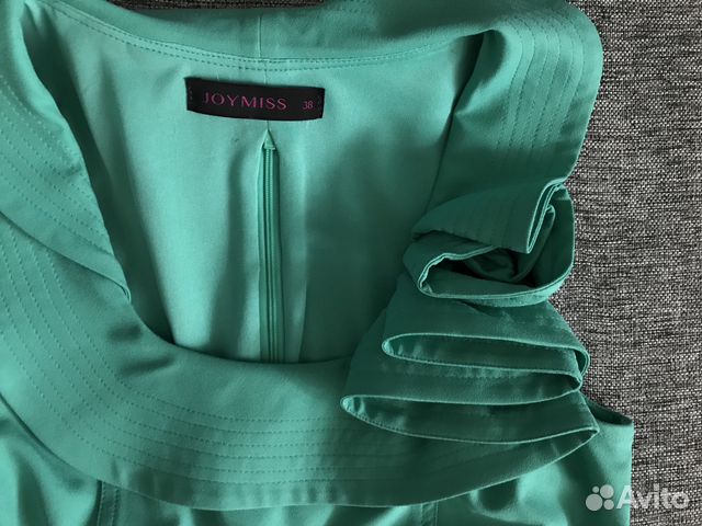 Коктейльное бирюзовое платье Joymiss