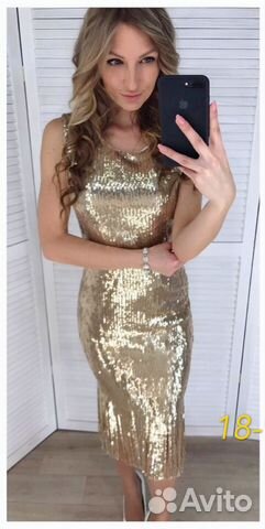 Золотое платье пайетка Золотое платье пайетка