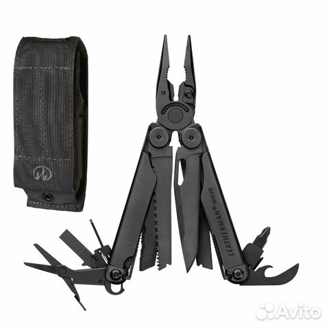 Мультитул Leatherman Wave plus Black с чехлом