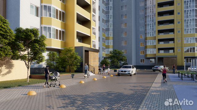2-к квартира, 68.9 м², 1/12 эт.