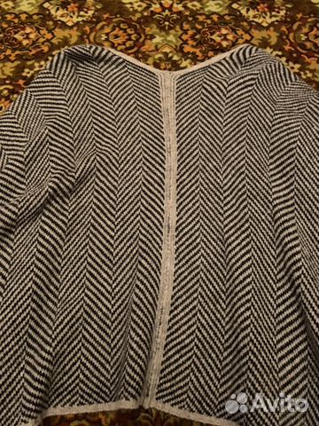 Пончо-накидка шерсть/мохер новая