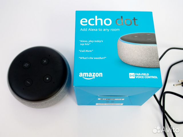 Умная колонка Amazon Echo Dot (3-e поколение 2019)