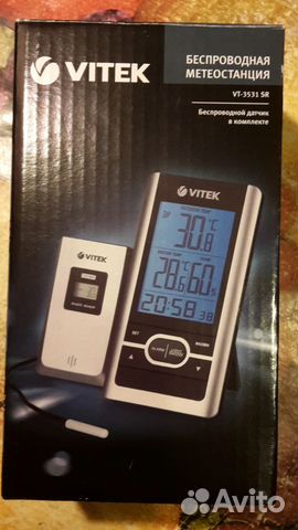 Новая метеостанция vitek VT-3531 SR для дома Новая метеостанция vitek VT-3531 SR для дома