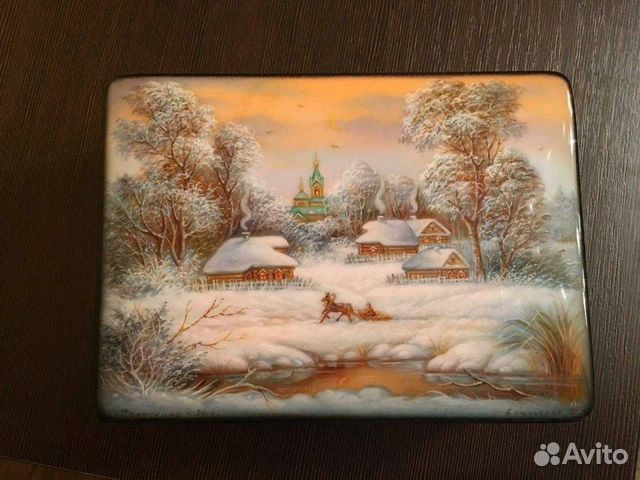 Шкатулка. Федоскино Шкатулка. Федоскино