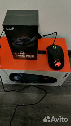 Игровая мышь genius m6-400 (новая,не вскрывалась)
