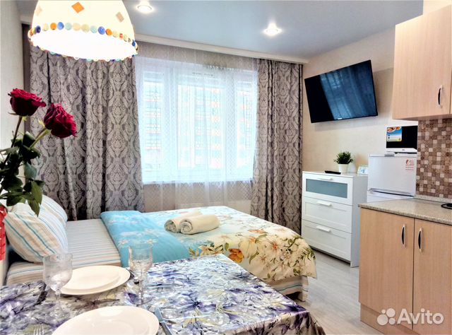 

Квартира-студия, 25 м², 1 кровать